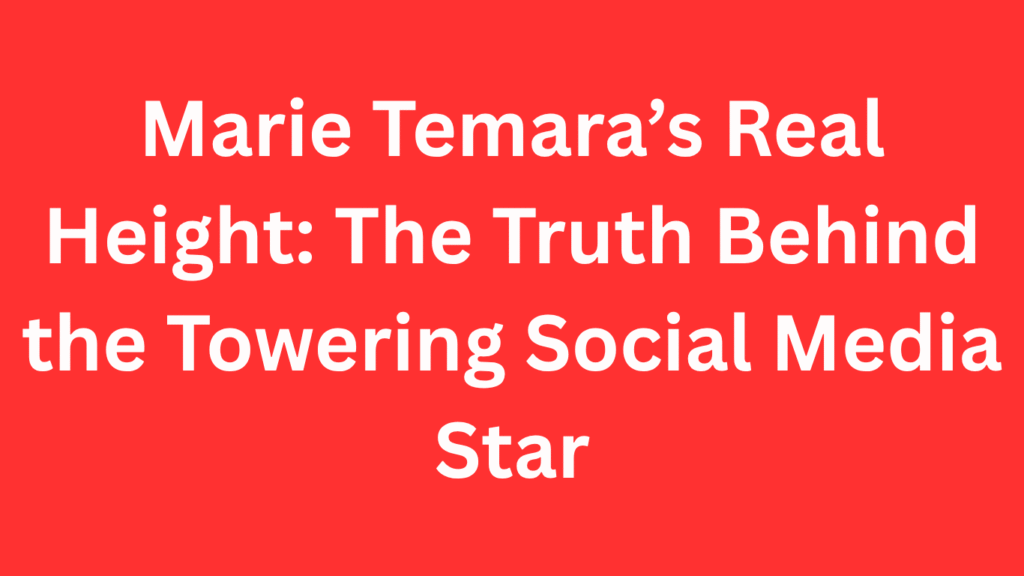 Marie Temara