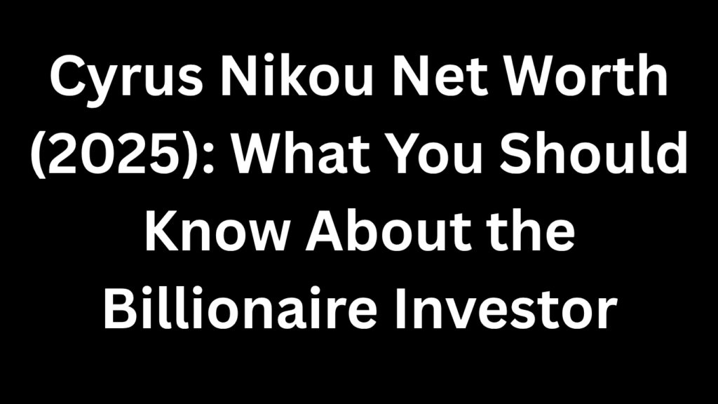 Cyrus Nikou
