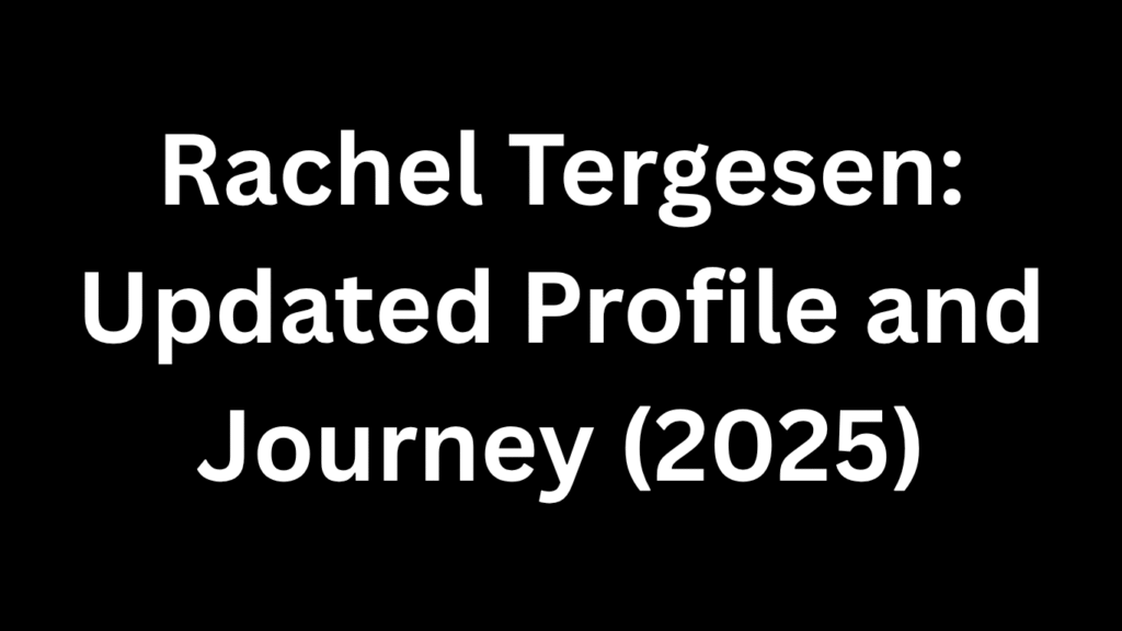 Rachel Tergesen