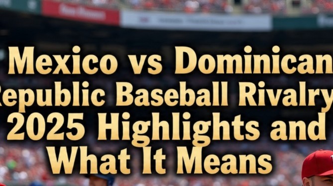 Mexico vs Dominican Republic baseball